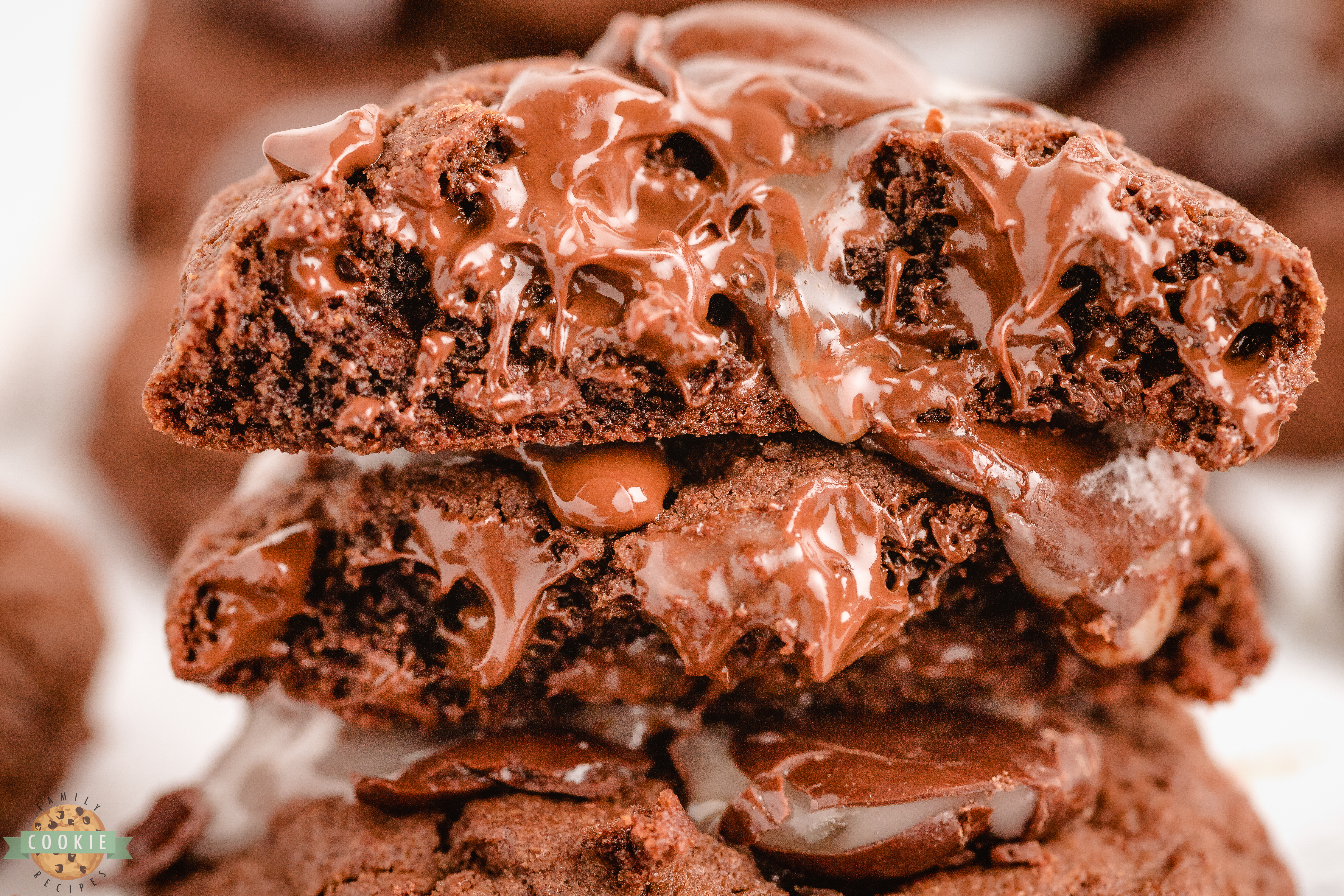 decadent chocolate mint cookies