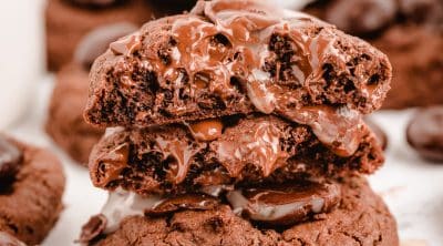 chocolate Junior Mint cookies