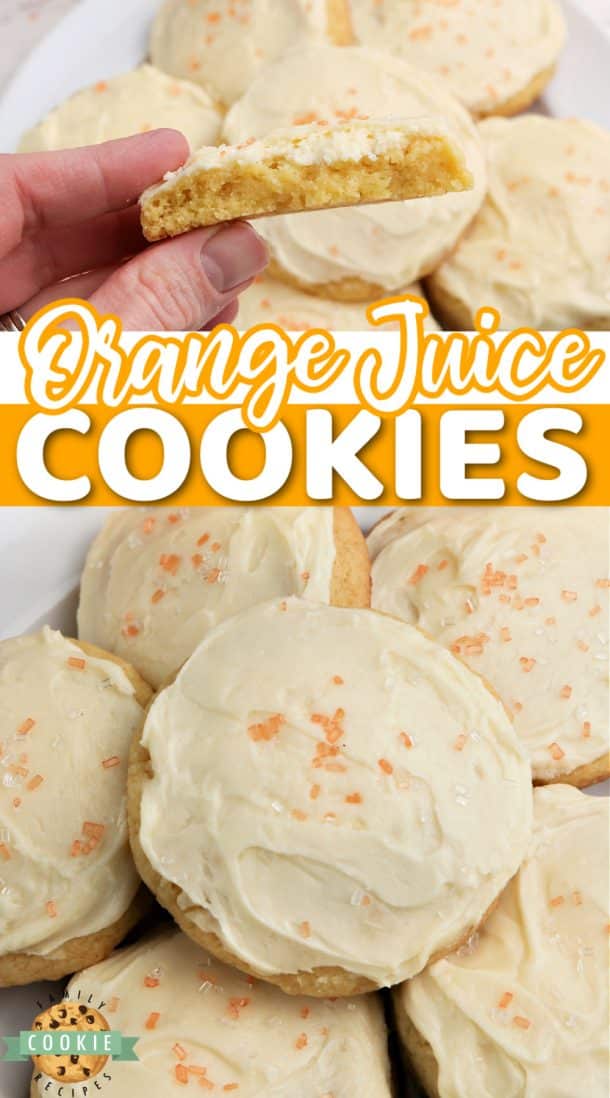 FROSTED ORANGE JUICE COOKIES Family Cookie Recipes