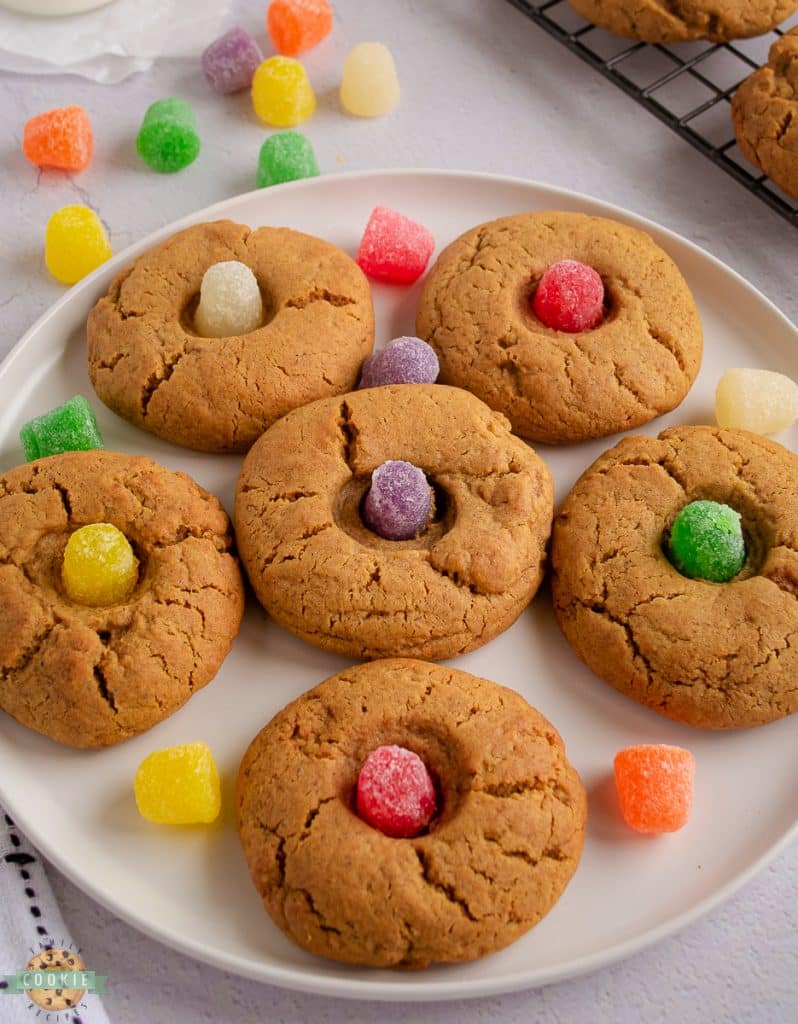 gumdrop gingerbread cookies