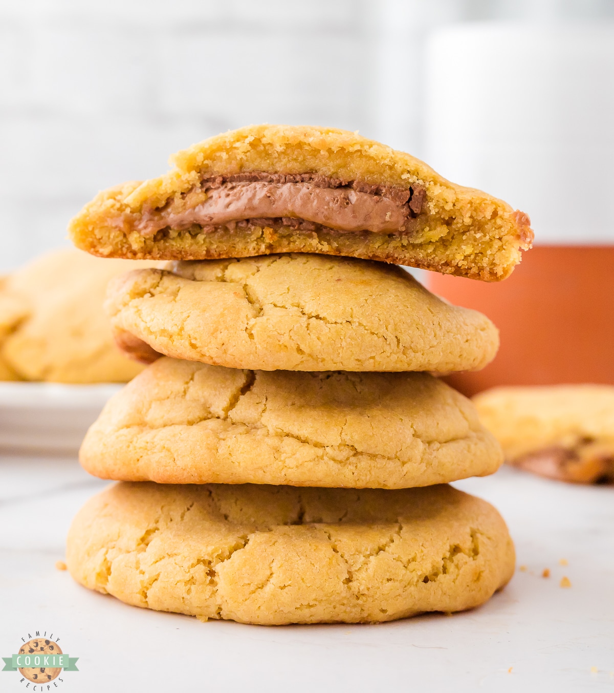 stack of Milky Way cookies