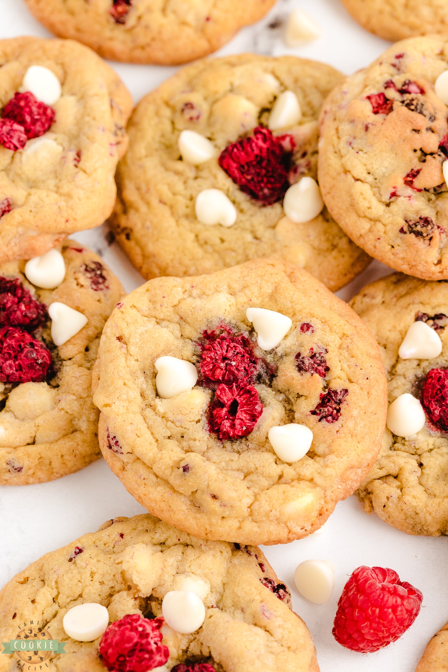 RASPBERRY WHITE CHOCOLATE COOKIES Family Cookie Recipes