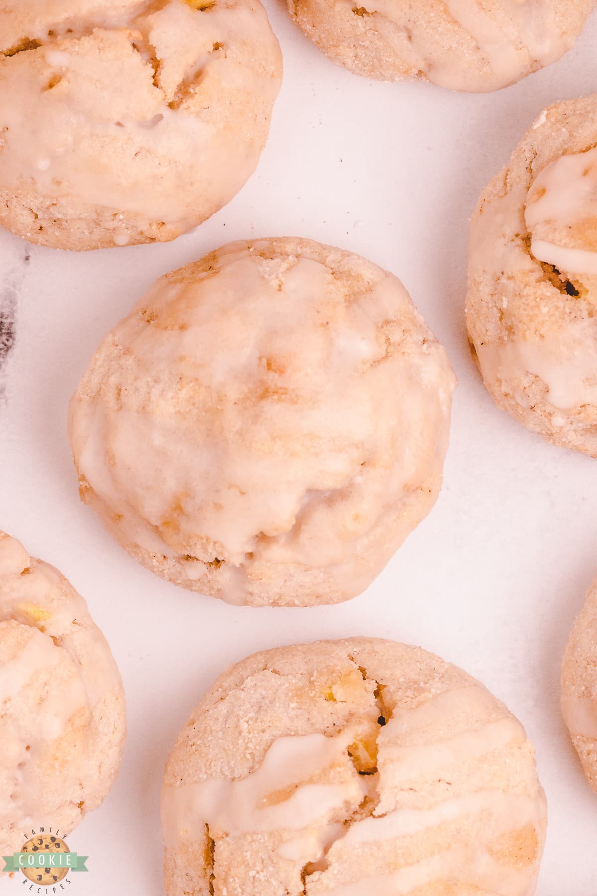 scookies with a basic sweet glaze