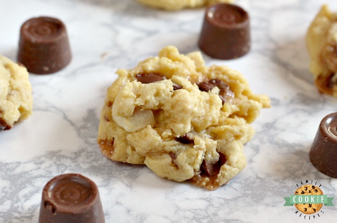 Caramel Apple Cake Mix Cookies