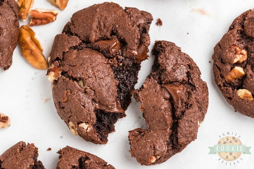 Chocolate Cake Mix Cookies