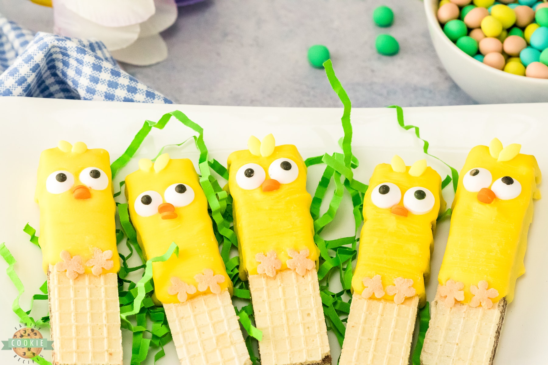 cute Easter chick cookies