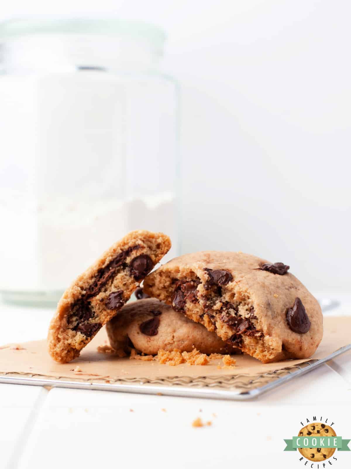 Nutella Stuffed Chocolate Chip Cookies take a classic chocolate chip cookie recipe to the next level. The only thing better than a chocolate chip cookie is one with Nutella in the middle! 