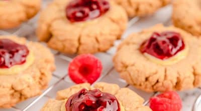 Raspberry Cheesecake Cookies
