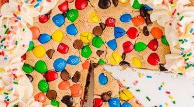 frosted cookie cake for birthdays