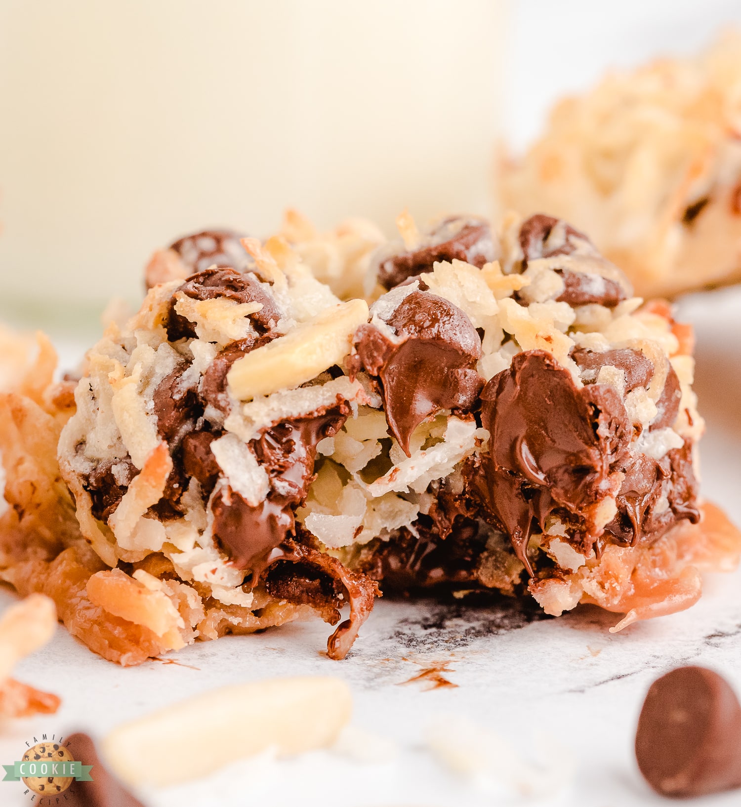 easy almond joy cookies