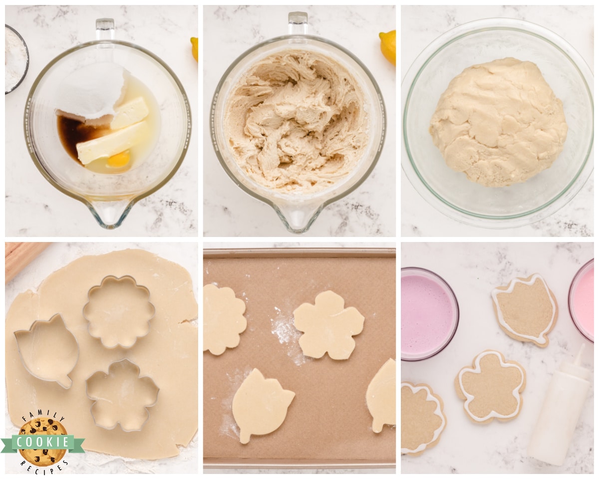 how to make lemon cut out sugar cookies