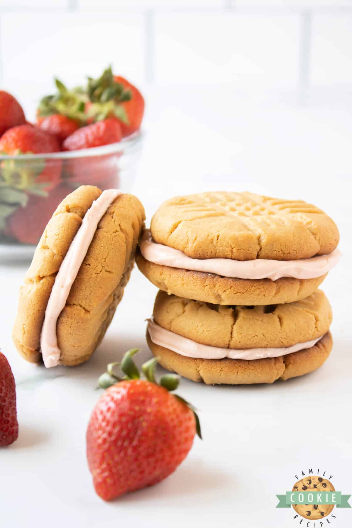 Peanut Butter Cookie Sandwiches