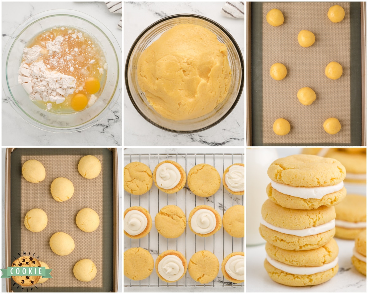 how to make Golden Oreos with a cake mix