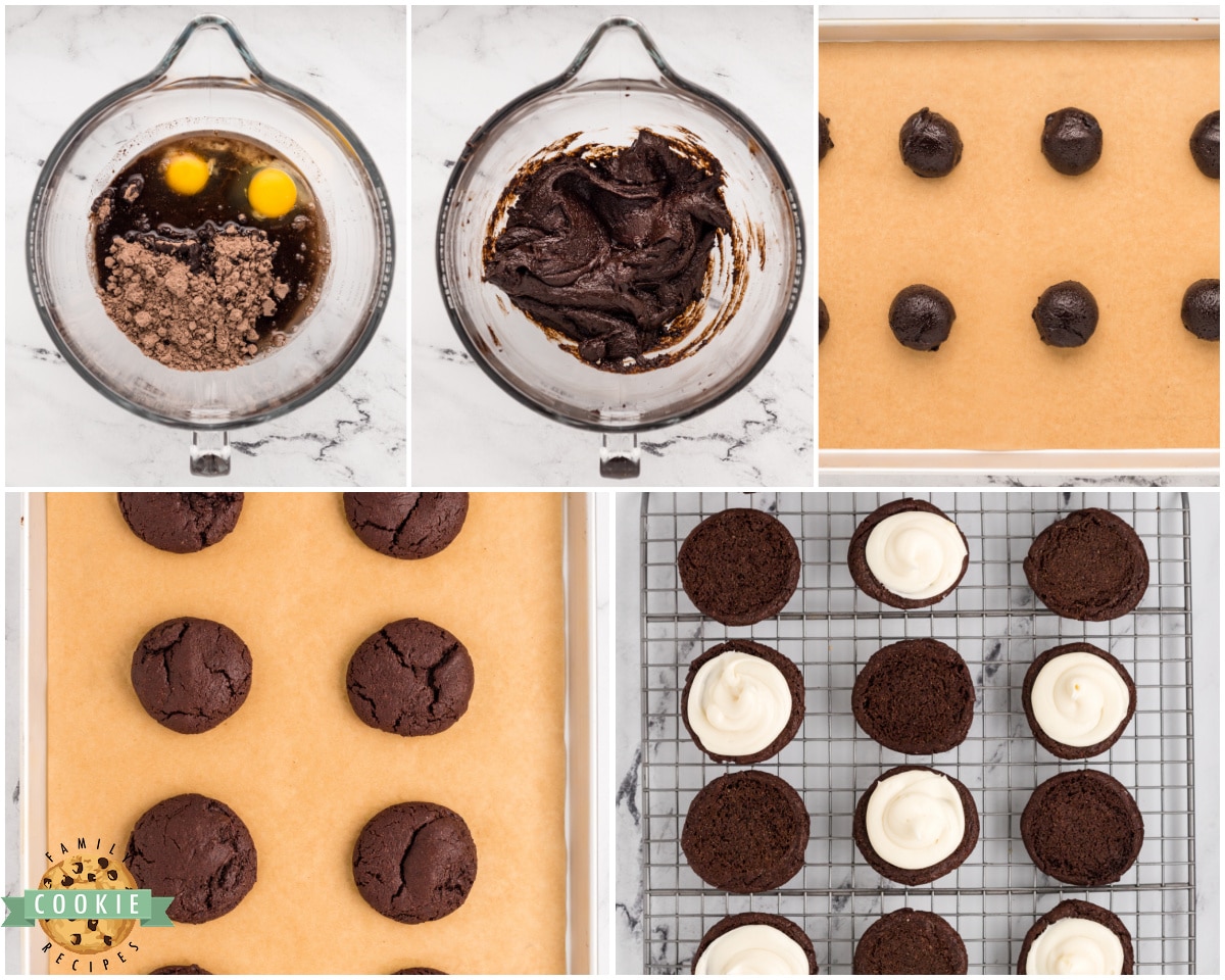 how to make cake mix oreo cookies