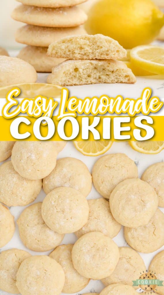 EASY LEMONADE COOKIES - Family Cookie Recipes