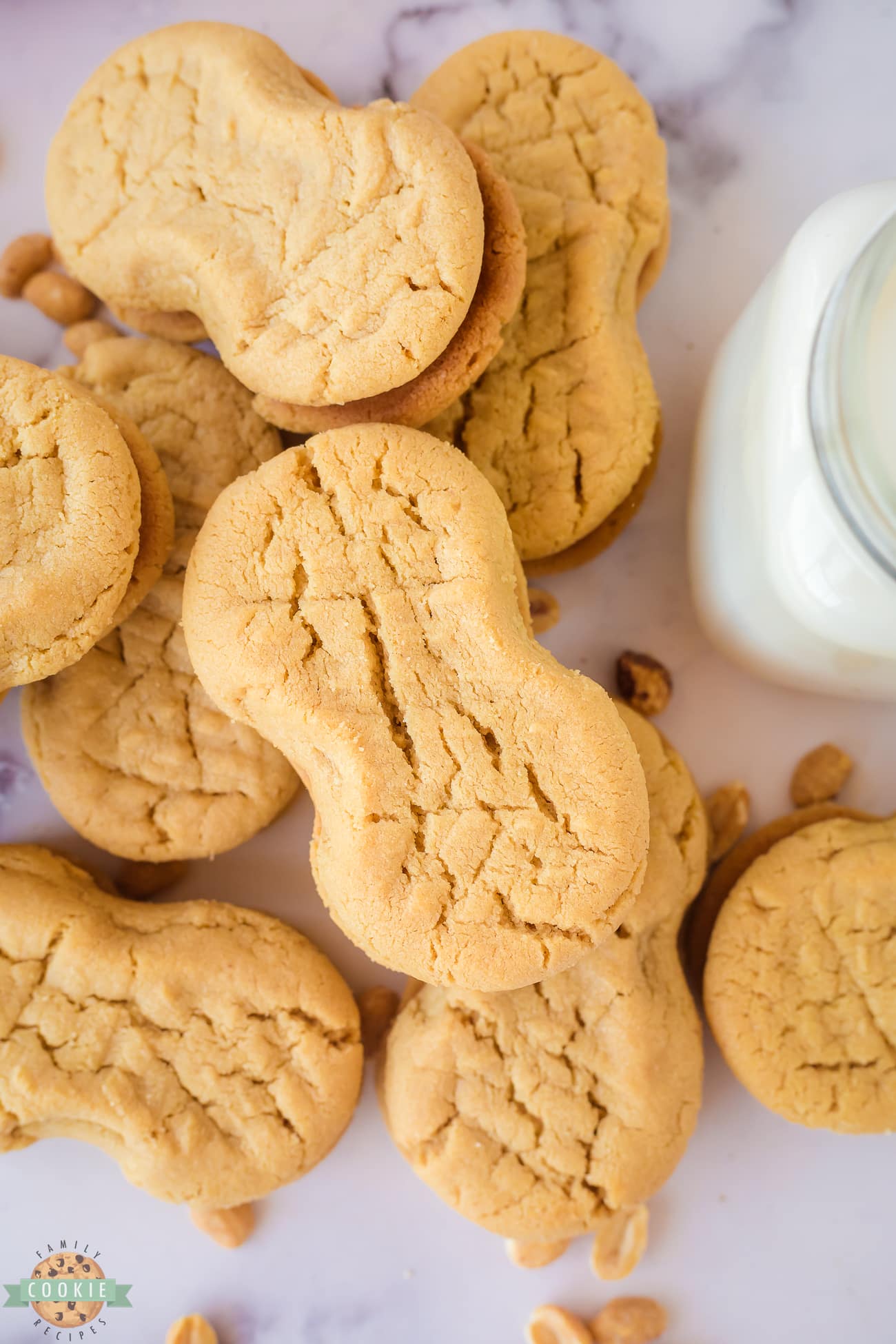 homemade nutter butter cookies