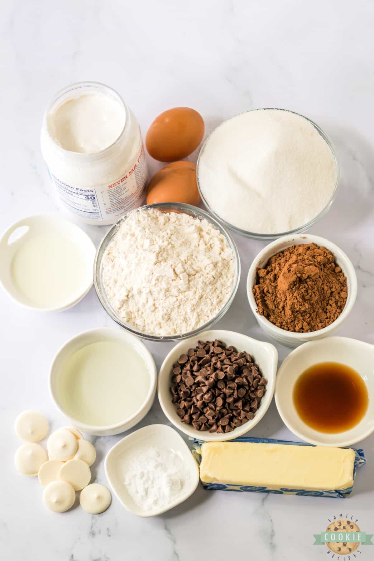Ingredients in Hostess Cupcake Cookies