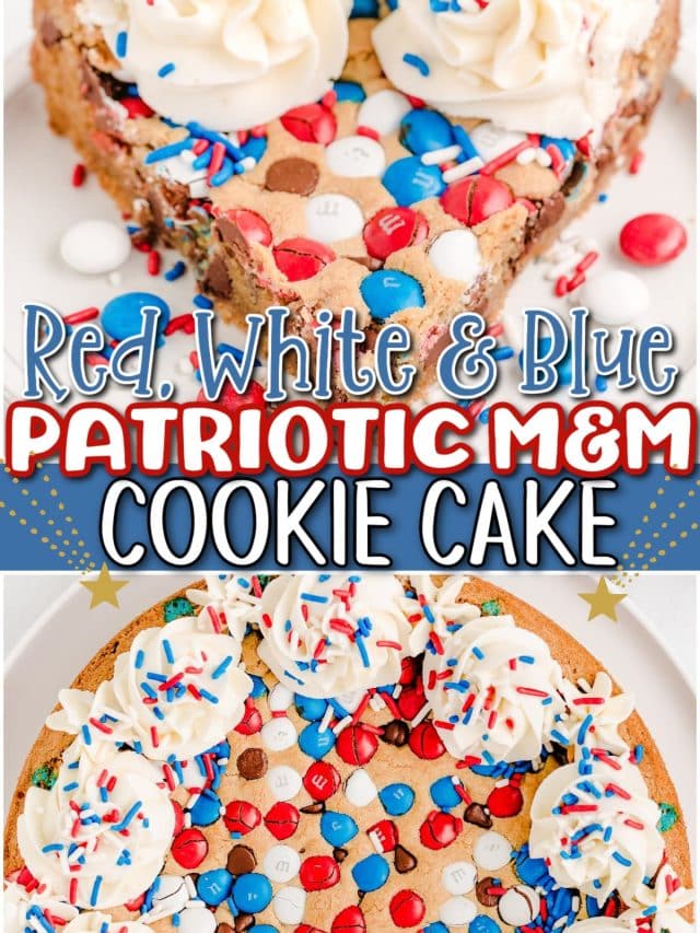 Patriotic Cookie Cake