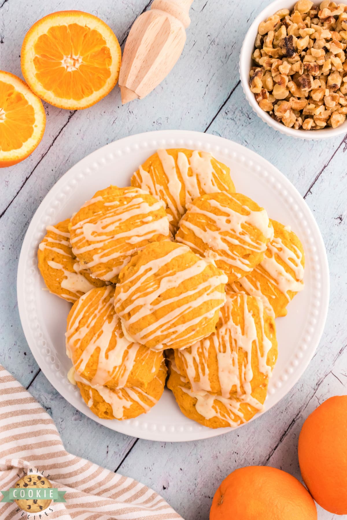 Pumpkin Orange Cookies