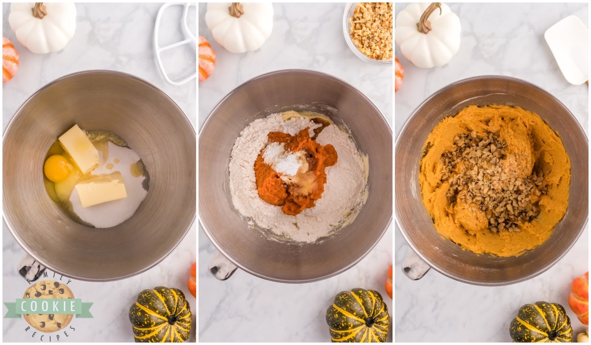 How to make pumpkin cookie dough