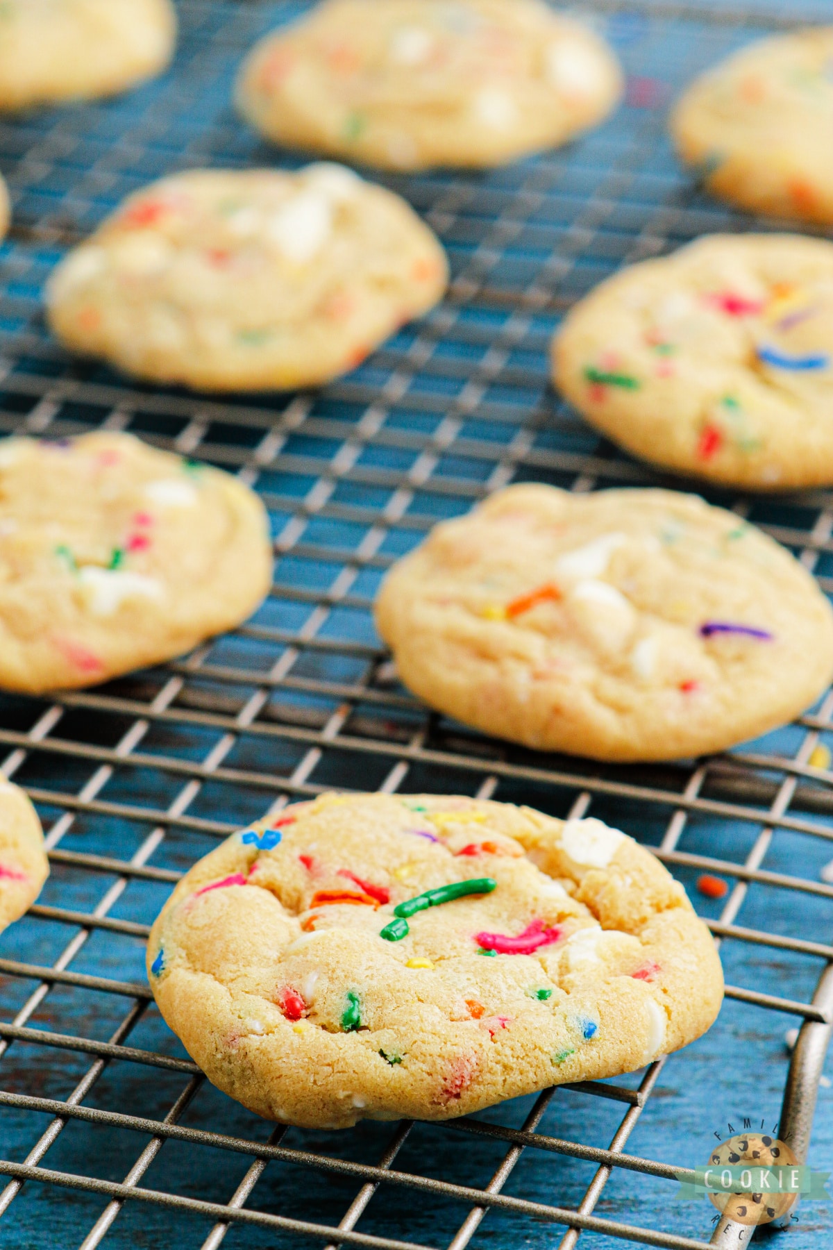 Funfetti pudding cookies