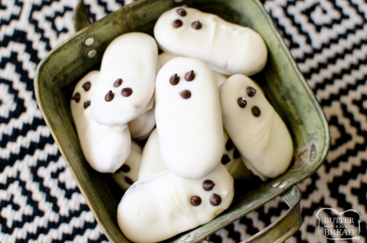 3-Ingredient Ghost Halloween Cookies