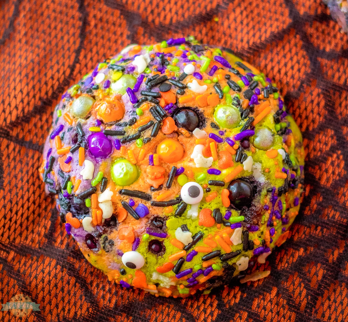 Halloween Sprinkle Cookies