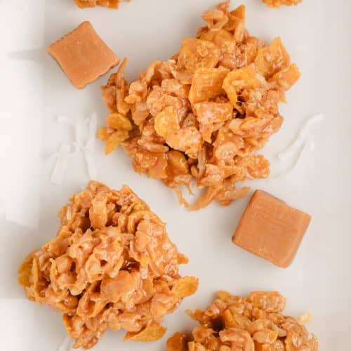 NOBAKE CARAMEL CRUNCH COOKIES Family Cookie Recipes