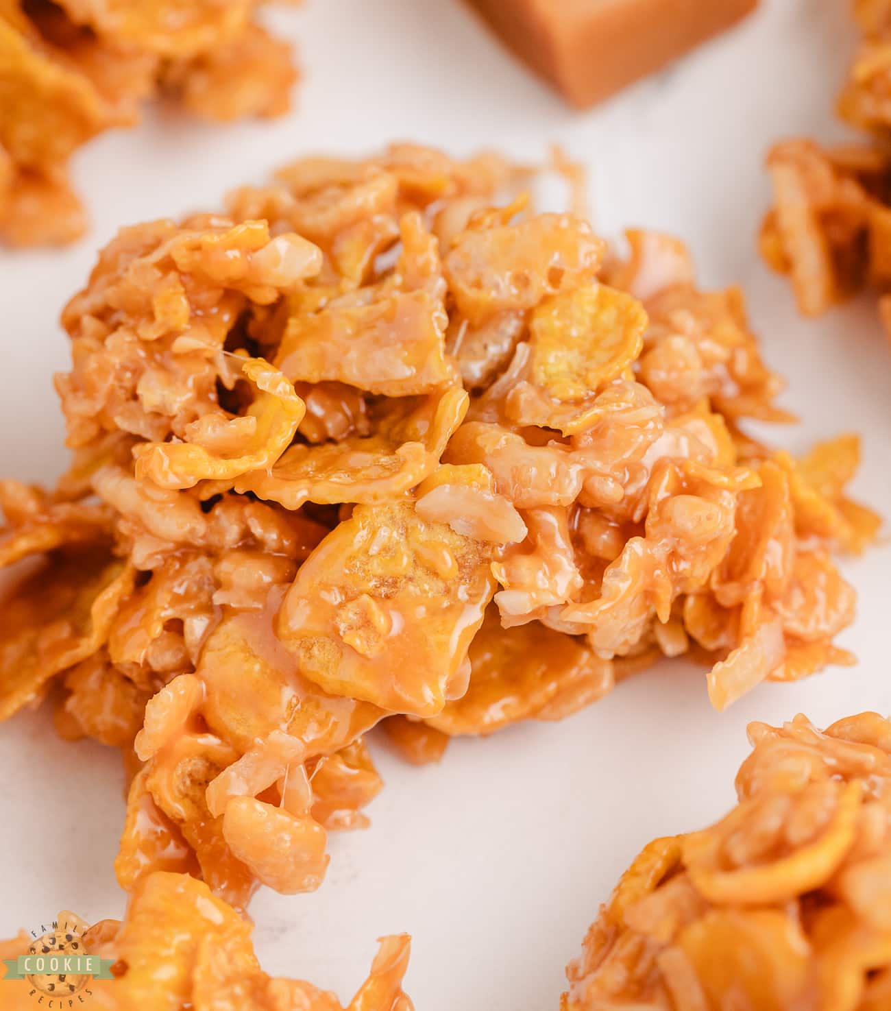 Caramel Cornflake No-Bake Cookies - Coco and Ash