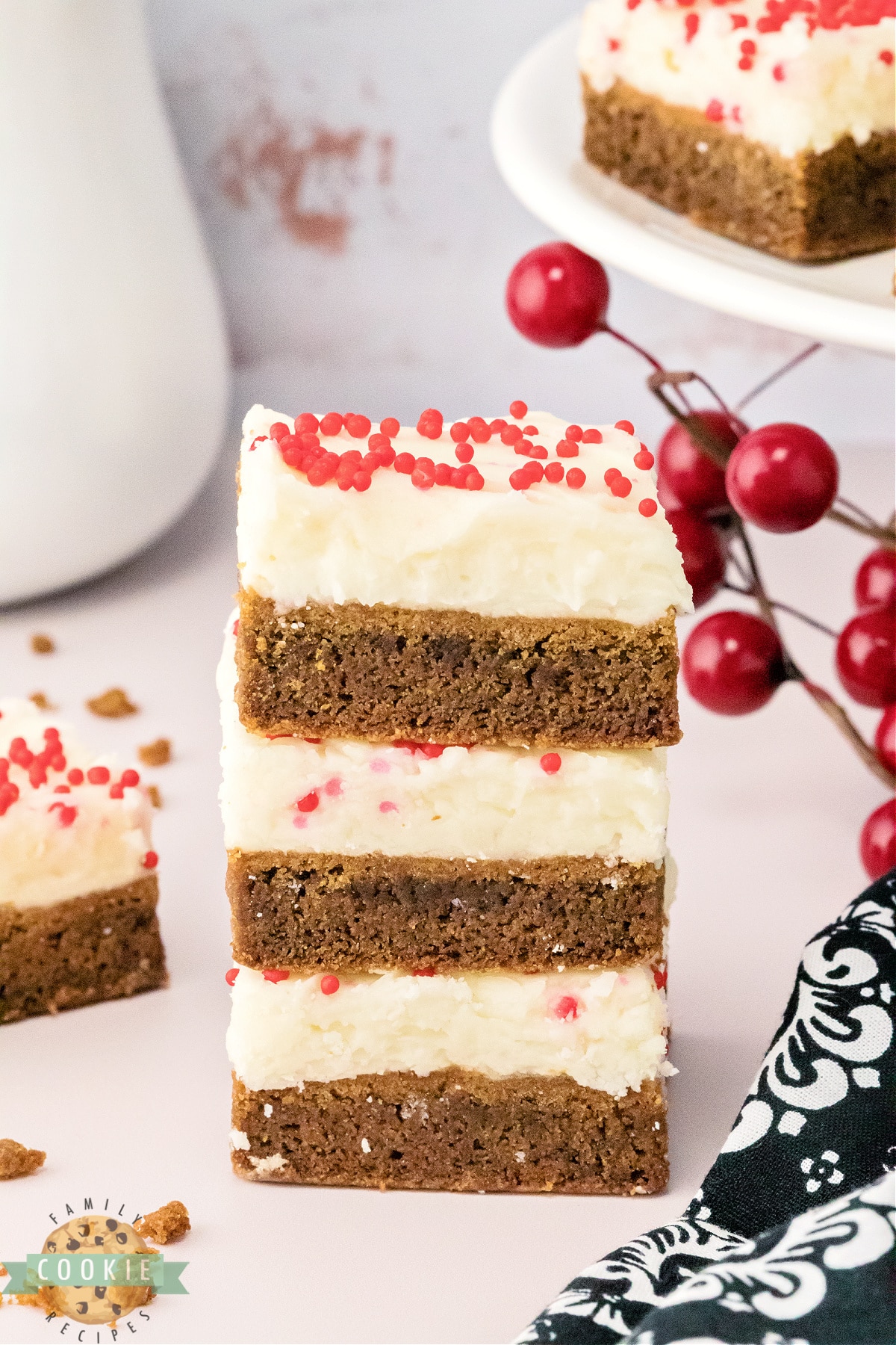 Holiday Gingerbread Cookie Cake Recipe 