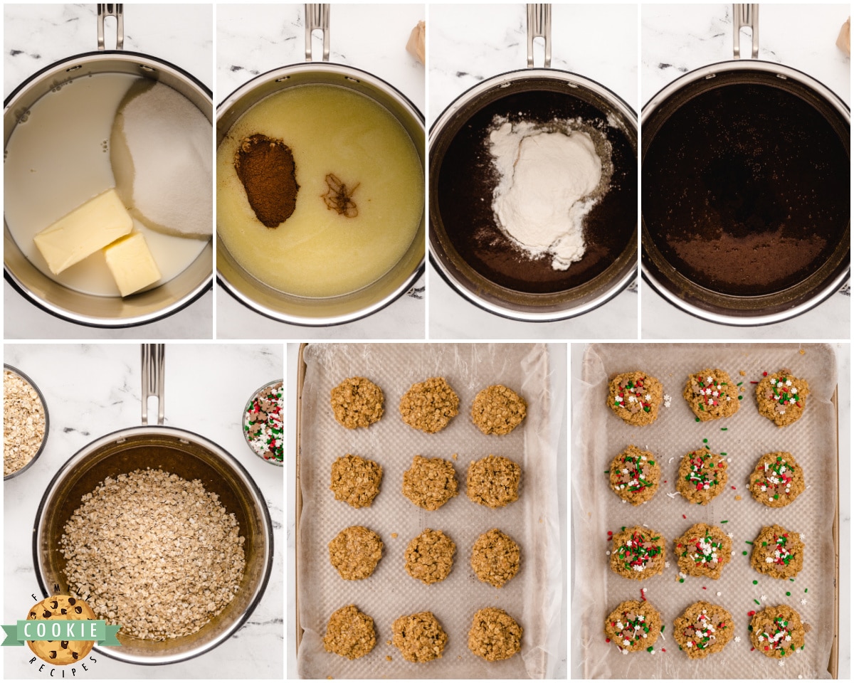 how to make no bake gingerbread cookies