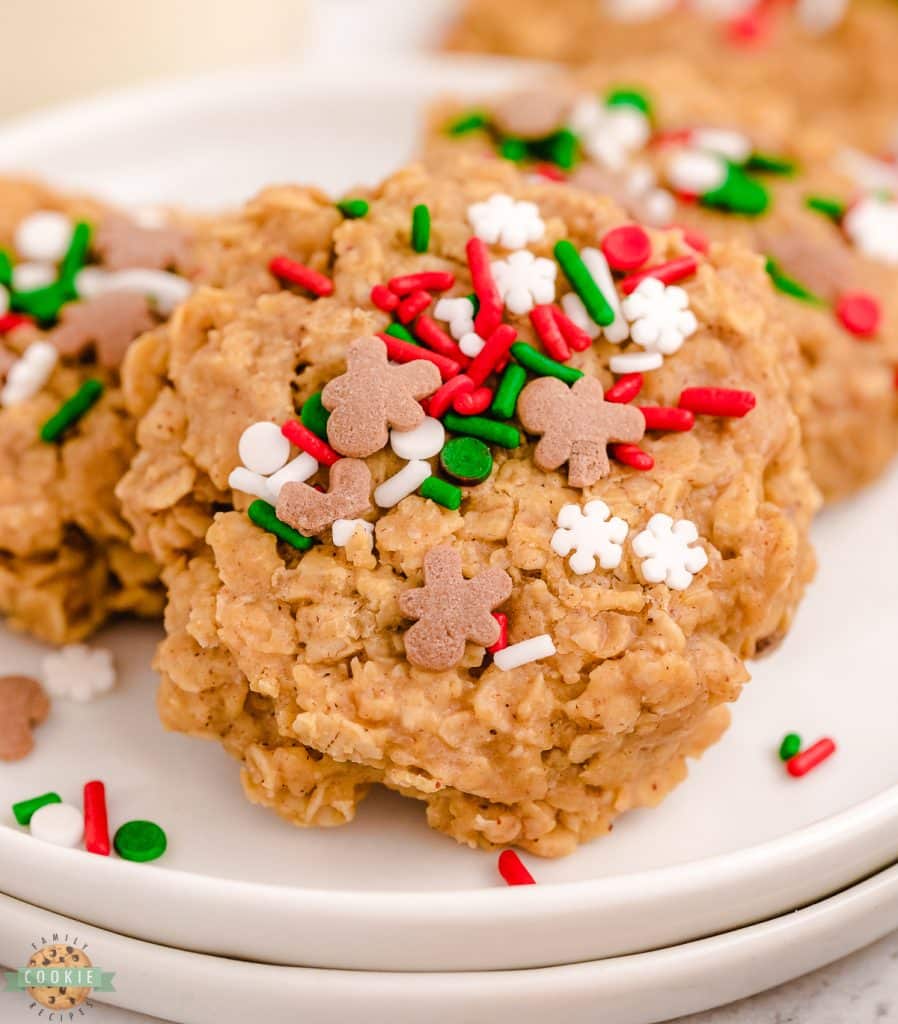 NO BAKE GINGERBREAD COOKIES - Family Cookie Recipes