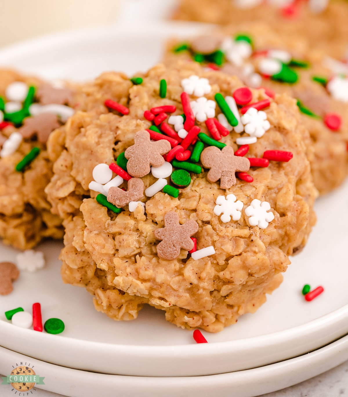 no bake gingerbread cookies with oats