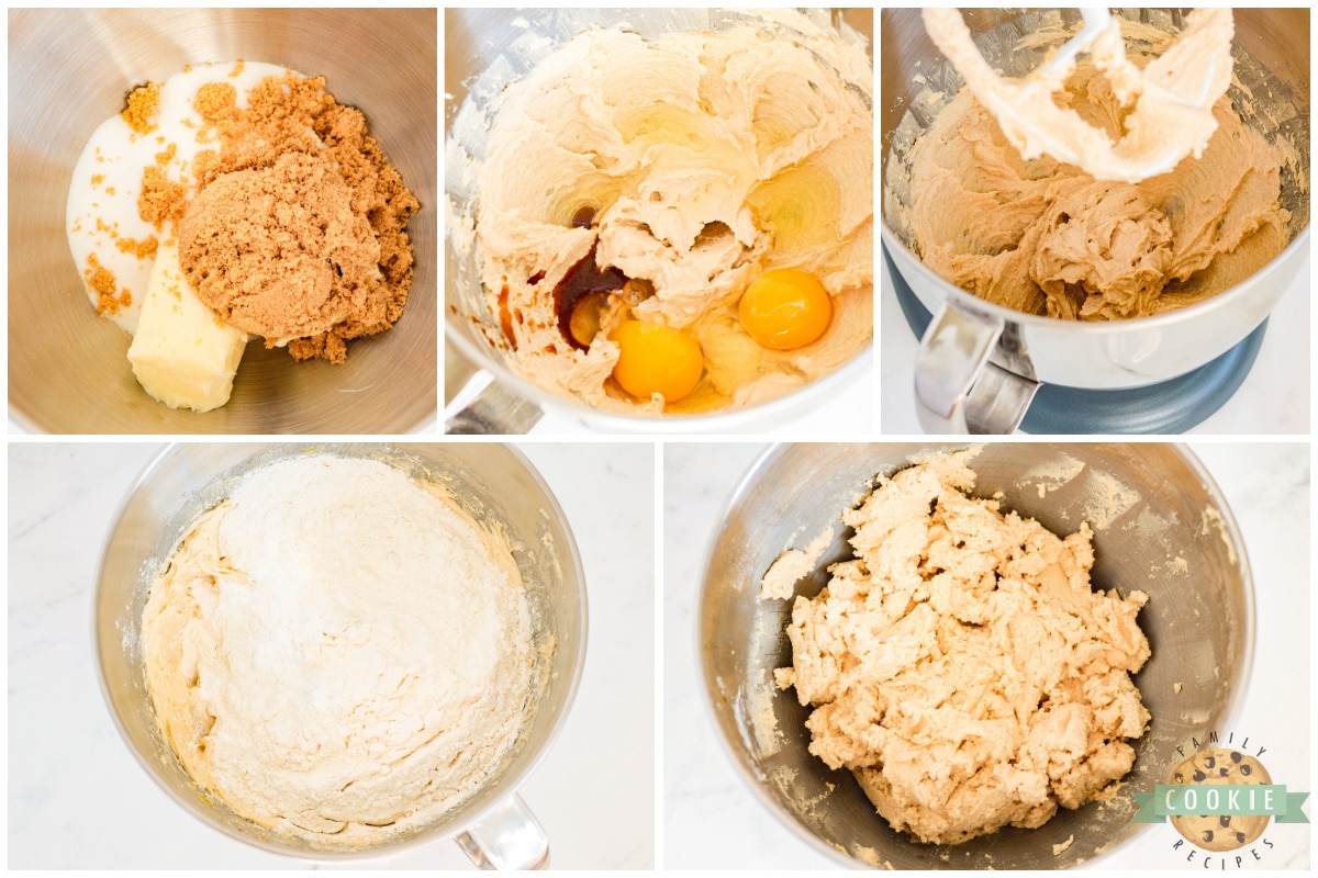 Making sugar cookie dough.