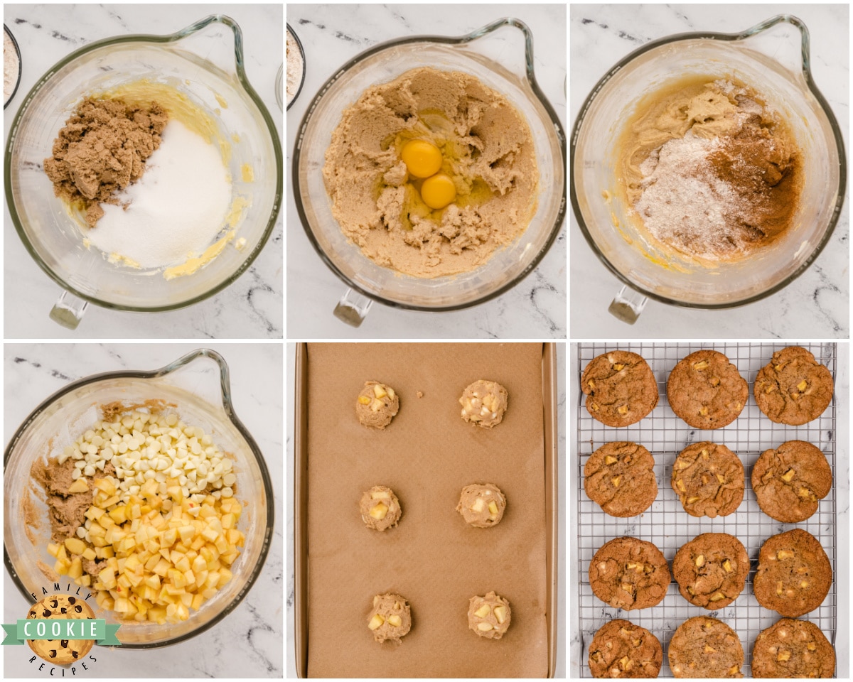 how to make chunky apple cinnamon cookies
