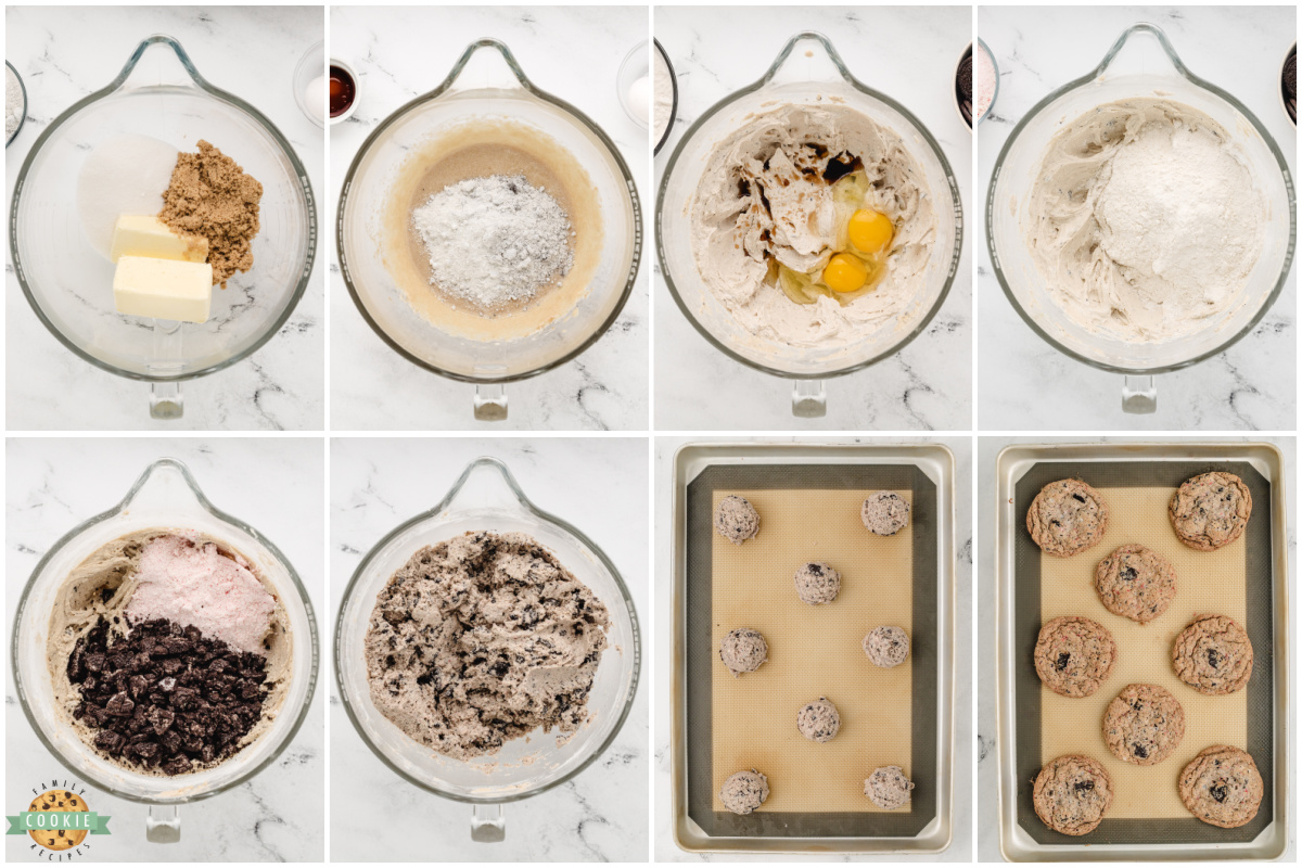 Step by step instructions on how to make Peppermint Oreo Cookie recipe.