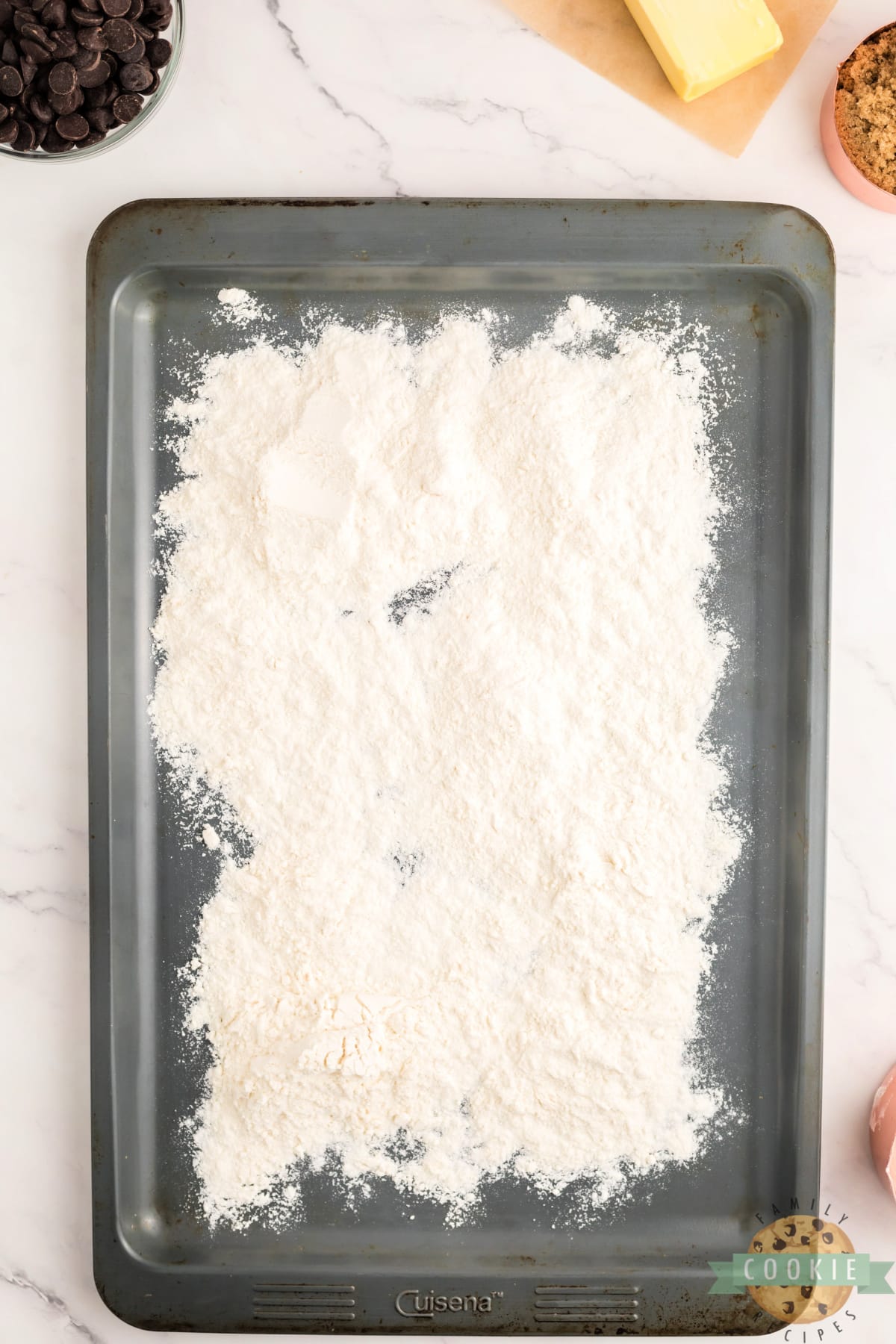 How to heat treat flour in the oven. 
