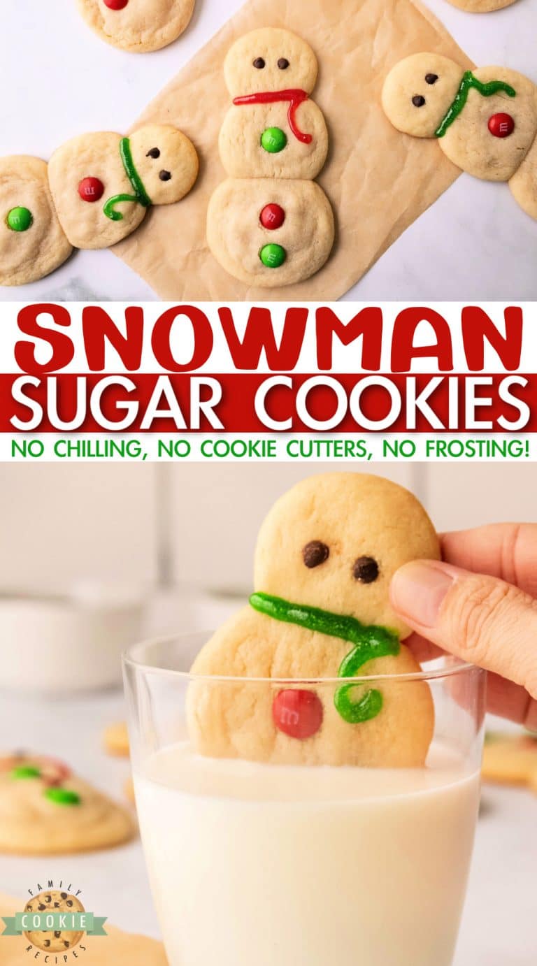 SNOWMAN SUGAR COOKIES Family Cookie Recipes