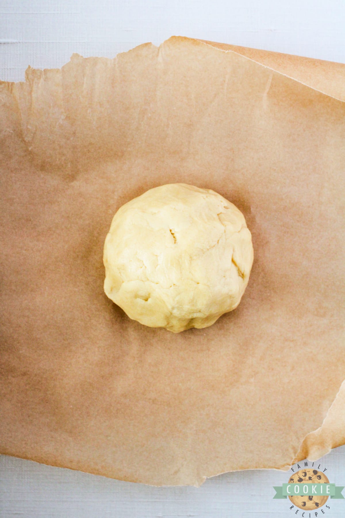 Roll up dough to refrigerate. 