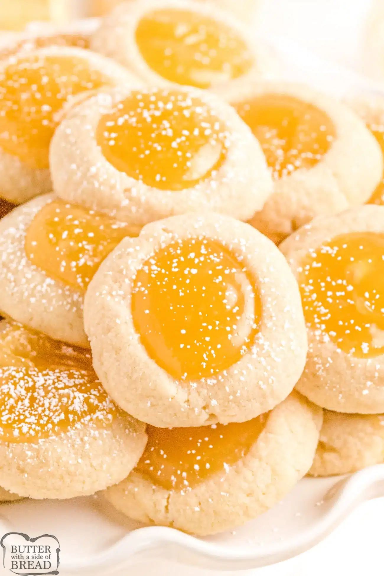 Lemon Thumbprint Cookies. 