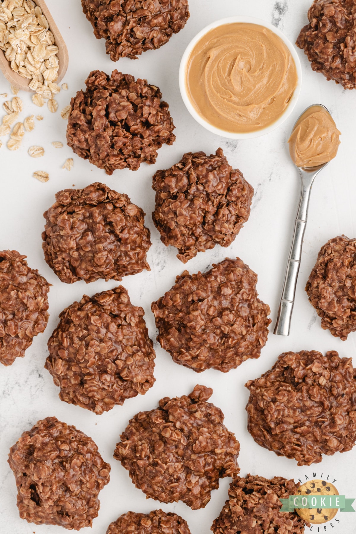 Microwave No-Bake Cookies are made with only six ingredients in less than 10 minutes, and no stove is necessary. Delicious no-bake cookie recipe made with oats, peanut butter, and cocoa powder. 
