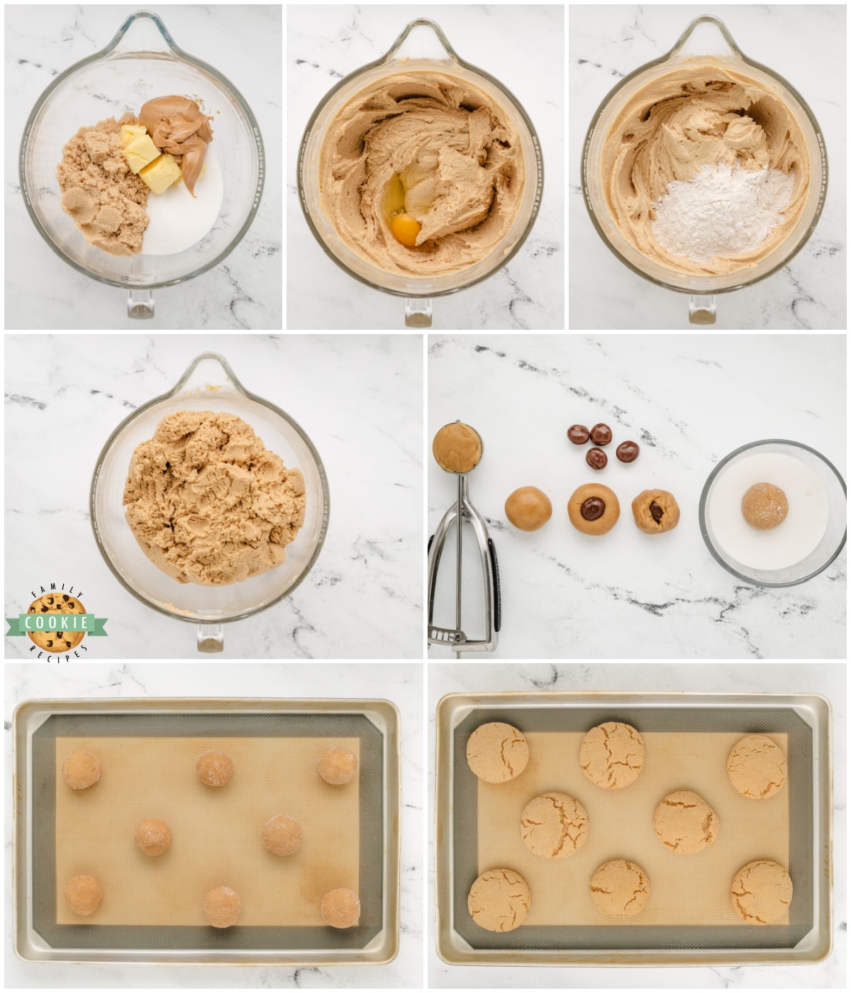 how to make peanut butter surprise cookies with Milk Duds