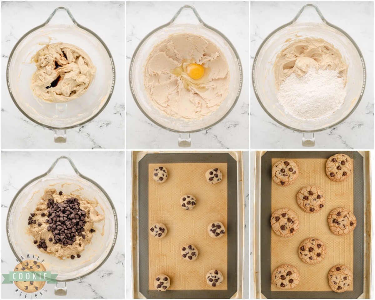 how to make copycat Grand Floridian Chocolate Chip Cookies with half lard and half butter
