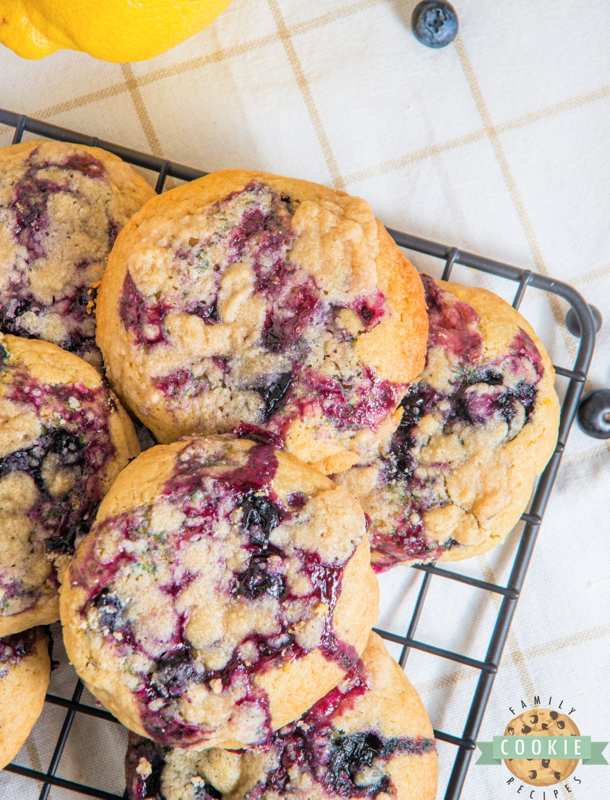 Blueberry muffin cookies. 