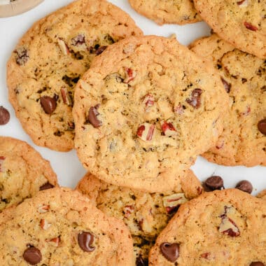 10 cup cookies with peanut butter, oats, coconut, pecans and more