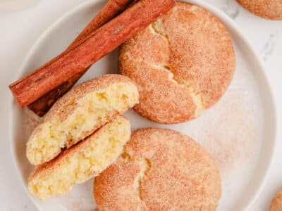 snickerdoodles made with a cake mix