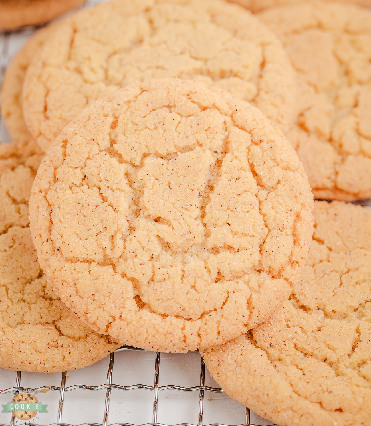 sugar cookies made with brown butter and spiced with cardamom