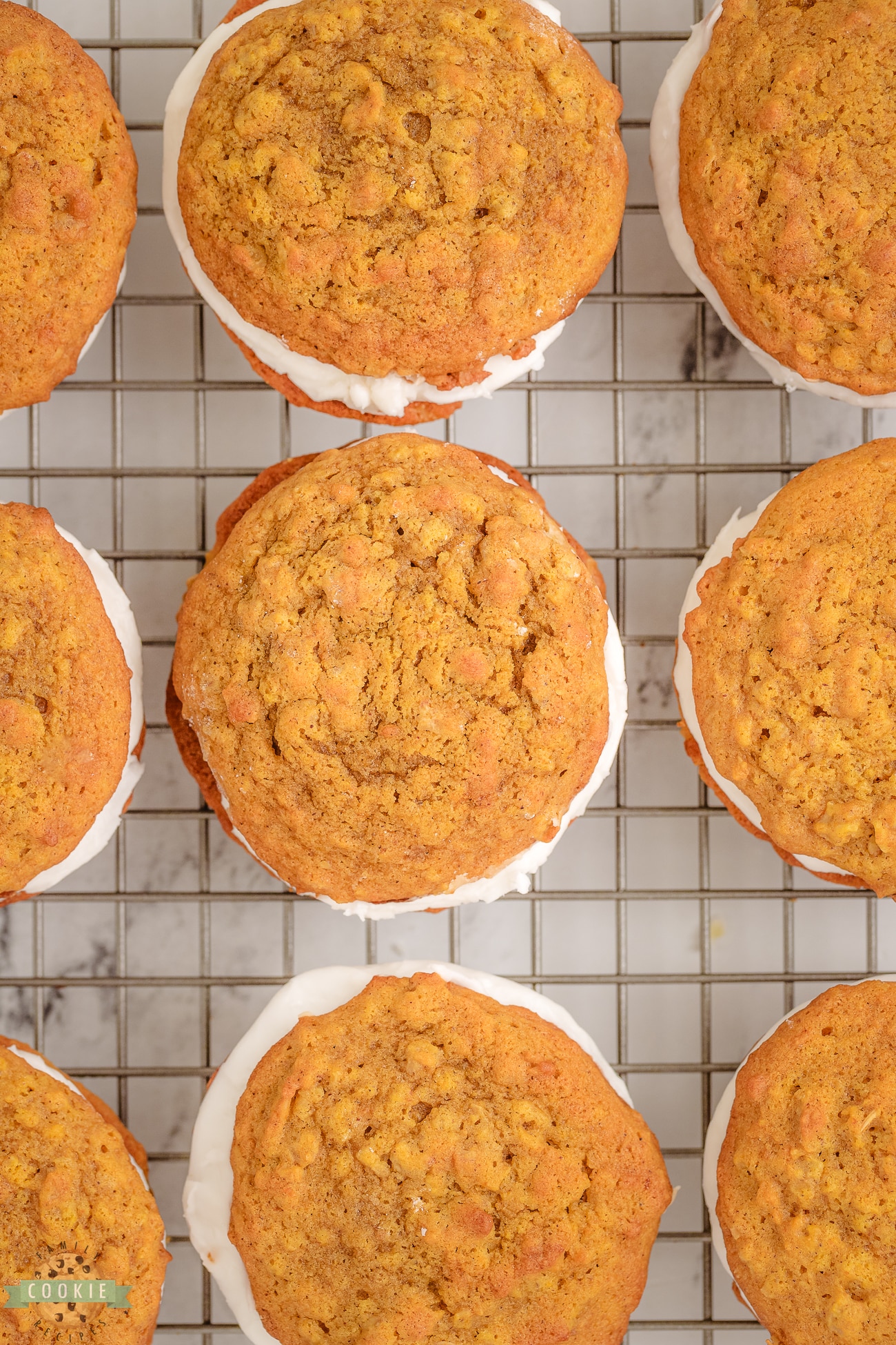 oatmeal pumpkin sandwich cookies