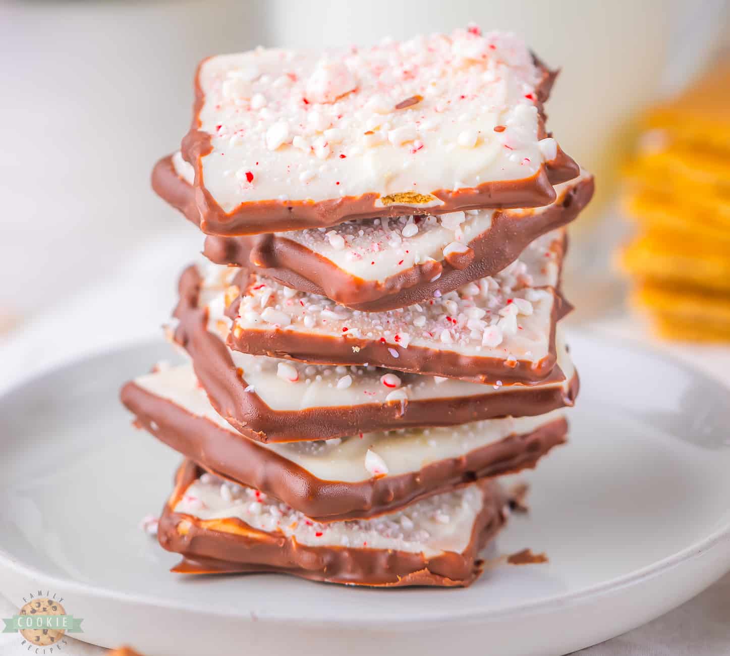 peppermint bark graham crackers