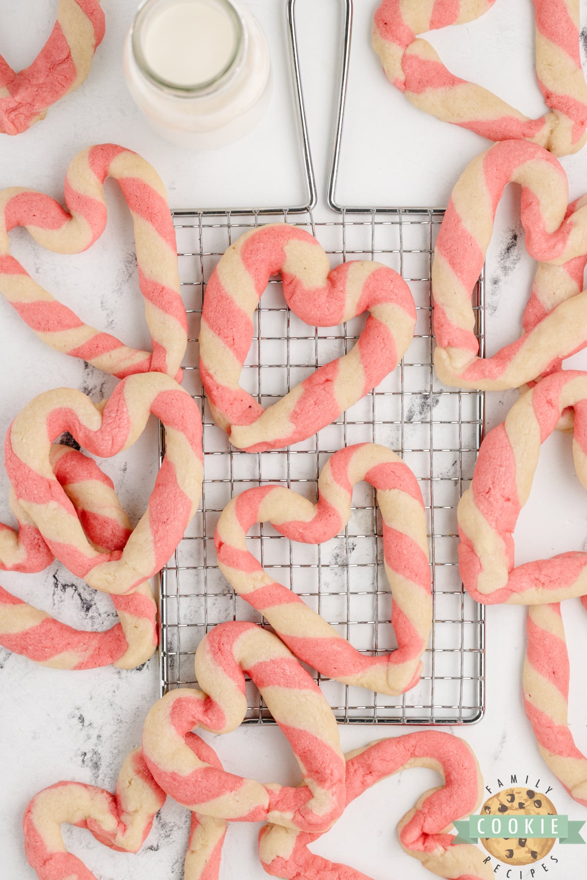 Heart shaped cookies.